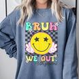 Bruh We Out 5th Graders Fifth Grade Graduation Class 2025 Comfort Colors Sweatshirt Blue Jean