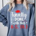 BSN Bachelor Of Science In Nursing Graduation Comfort Colors Sweatshirt Blue Jean