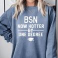 BSN Nurse Graduation Shirt BSN Degree Comfort Colors Sweatshirt Blue Jean