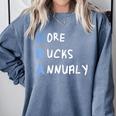 More Bucks Annually MBA Graduation Shirt Comfort Colors Sweatshirt Blue Jean