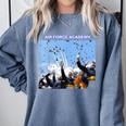 Cadets Celebrate Academy Graduation Comfort Colors Sweatshirt Blue Jean
