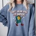 Cant Hear You Im Gaming Introvert Gamer Antisocial Comfort Colors Sweatshirt Blue Jean Cant Hear You Im Gaming Introvert Gamer Antisocial Comfort Colors Sweatshirt Blue Jean