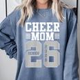 Cheer Mom Senior 2026 Cheerleaders Graduation Mother Comfort Colors Sweatshirt Blue Jean