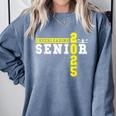 Cheerleading Senior Night Cheer Senior 2025 Graduation 11 Comfort Colors Sweatshirt Blue Jean