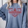 Cheerleading Senior Night Cheer Senior 2026 Graduation 69 Comfort Colors Sweatshirt Blue Jean