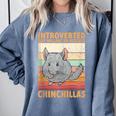 Chinchilla Owner Introvert Chinchilla Comfort Colors Sweatshirt Blue Jean Chinchilla Owner Introvert Chinchilla Comfort Colors Sweatshirt Blue Jean