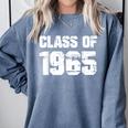 Class Of 1965 High School College Graduation Reunion Comfort Colors Sweatshirt Blue Jean