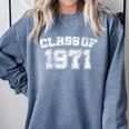 Class Of 1971 71 School Tee Shirt Graduation Class Party Comfort Colors Sweatshirt Blue Jean