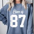 Class Of 1987 Matching Graduation High School Reunion Comfort Colors Sweatshirt Blue Jean