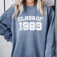 Class Of 1989 89 School Tee Shirt Graduation Class Party Comfort Colors Sweatshirt Blue Jean