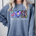 Class Of 1993 Shirt Tie Dye Senior Graduation Class Reunion Comfort Colors Sweatshirt Blue Jean