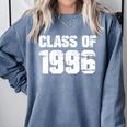 Class Of 1996 High School College Graduation Reunion Comfort Colors Sweatshirt Blue Jean