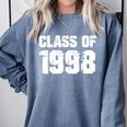 Class Of 1998 High School College Graduation Reunion Comfort Colors Sweatshirt Blue Jean