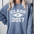 Class Of 2017 Graduation Shirt Senior For Graduates Comfort Colors Sweatshirt Blue Jean