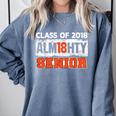 Class Of 2018 Alm18hty Senior 2018 Graduation T-Shirt Comfort Colors Sweatshirt Blue Jean
