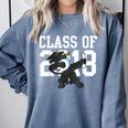 Class Of 2018 Graduation Dabbing Panda Bear Comfort Colors Sweatshirt Blue Jean