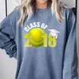 Class Of 2018 Shirts Graduation Senior Tennis Shirt Comfort Colors Sweatshirt Blue Jean