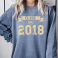 Class Of 2018 T-Shirt For 2018 Graduation Seniors Comfort Colors Sweatshirt Blue Jean