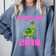 Class Of 2018 Turtle Shirt Graduation Kids Comfort Colors Sweatshirt Blue Jean