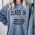 Class Of 2019-High School College University GRADUATION Comfort Colors Sweatshirt Blue Jean