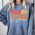 Class Of 2019 Senior High School Graduation Level 12th Grade Comfort Colors Sweatshirt Blue Jean