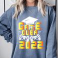 Class Of 2022 Graduation Gamer Video Console Graduate Class Comfort Colors Sweatshirt Blue Jean