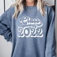 Class Of 2022 High School Senior College Senior Graduation Comfort Colors Sweatshirt Blue Jean