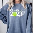 Class Of 2023 Graduation Senior Tennis Player Comfort Colors Sweatshirt Blue Jean