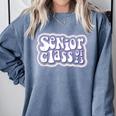 Class Of 2023 Senior Back To School Graduation Comfort Colors Sweatshirt Blue Jean