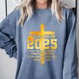 Class Of 2025 Christian Graduation Senior Graduate Men Women Comfort Colors Sweatshirt Blue Jean