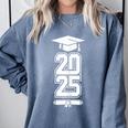 Class Of 2025 Done Graduation For Him Her Women Men Comfort Colors Sweatshirt Blue Jean