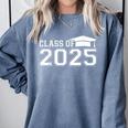 Class Of 2025 First Day Of School Kindergarten Graduation Comfort Colors Sweatshirt Blue Jean