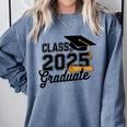 Class Of 2025 Graduate 2025 Graduation Senior 2025 Comfort Colors Sweatshirt Blue Jean
