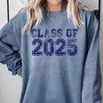 Class Of 2025 Grow With Me Future Graduation Year Comfort Colors Sweatshirt Blue Jean