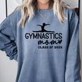 Class Of 2025 Gymnastics Mom Senior Gymnast Graduation Comfort Colors Sweatshirt Blue Jean