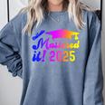 Class Of 2025 Mastered It College Masters Degree Graduation Comfort Colors Sweatshirt Blue Jean