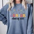 Class Of 2025 Senior 25 High School Graduation Comfort Colors Sweatshirt Blue Jean