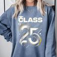 Class Of 2025 Shirt Graduation Senior High School College Comfort Colors Sweatshirt Blue Jean