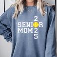 Class Of 2025 Softball Mom Senior Graduation Graduate Women Comfort Colors Sweatshirt Blue Jean