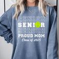 Class Of 2025 Tennis Mom Senior Graduation Graduate Comfort Colors Sweatshirt Blue Jean
