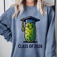 Class Of 2026 Graduation Pickle Trendy Graduate Humor Comfort Colors Sweatshirt Blue Jean