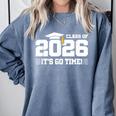 Class Of 2026 2026 School Year Class Of 2026 Graduation Comfort Colors Sweatshirt Blue Jean