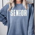 Class Of 2026 Senior Themed Graphic Art Graduation Comfort Colors Sweatshirt Blue Jean