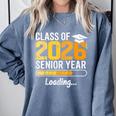 Class Of 2026 Senior Year Loading Senior 2026 Graduation Comfort Colors Sweatshirt Blue Jean