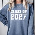 Class Of 2027 High School College Graduation Reunion T-Shirt Comfort Colors Sweatshirt Blue Jean