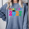 Class Of 2027 Shirt For Boys And Girls Fun 2027 Graduation Comfort Colors Sweatshirt Blue Jean