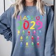 Class Of 2029 Senior Class 2029 Idea Graduation Grow With Me Comfort Colors Sweatshirt Blue Jean