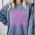 Class Of 2032 Pink Girls Shirt Graduation Comfort Colors Sweatshirt Blue Jean