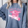 Class Of 2032 Senior 2032 Back To School 2032 Graduation Cap Comfort Colors Sweatshirt Blue Jean