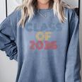 Class Of 2036 Graduation Comfort Colors Sweatshirt Blue Jean